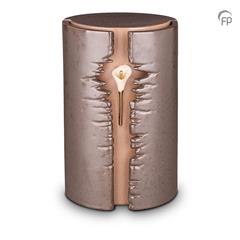 Urn keramiek LED met bloem