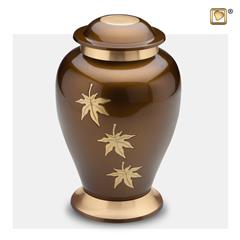 Classic Falling Leaves urn Bronze&Bru Gold- uit collectie