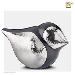 SoulBird urn Midnight&HMD silver
