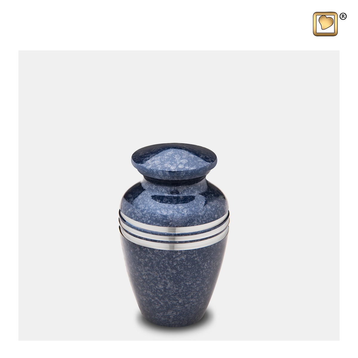 Classic keepsake speckled Indigo&Bru Pewter