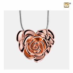 LoveRose Ashes Pendant Pol RoseGold Vermeil
